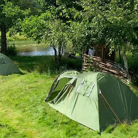 Riverside Bliss Idyllic Camp, 3 Man Tent Incl, Near Tvedestrand And Arendal Vegårshei